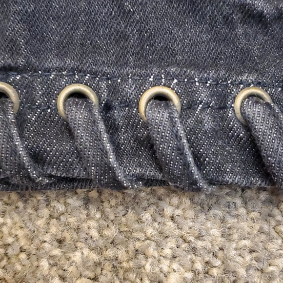 Vintage AM Studio Black Denim Jacket - Picture 8 of 16